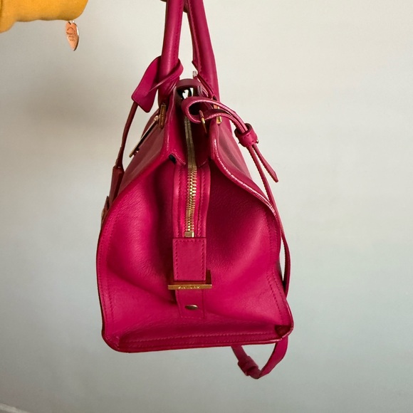 Yves Saint Laurent Fuchsia Satchel - Picture 3 of 8